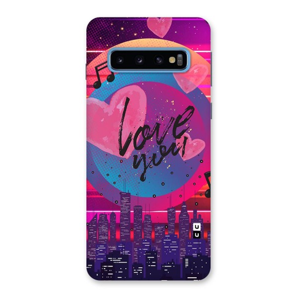 Music City Love Back Case for Galaxy S10