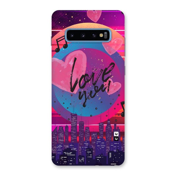 Music City Love Back Case for Galaxy S10 Plus