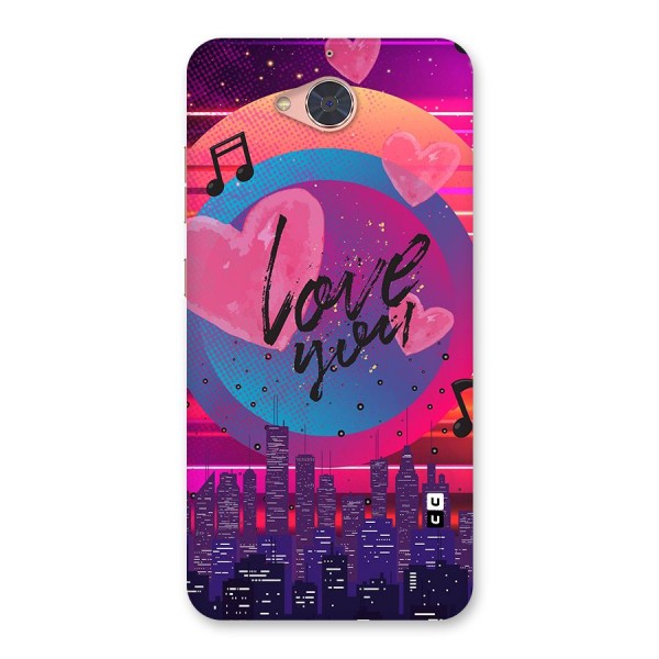 Music City Love Back Case for Gionee S6 Pro