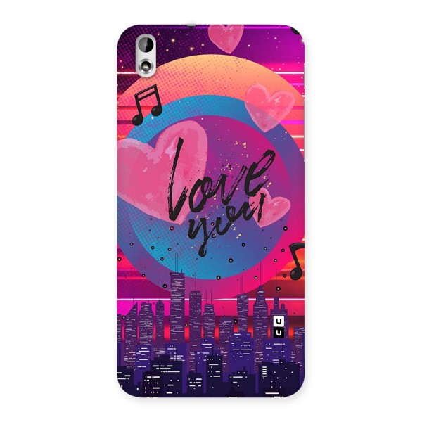 Music City Love Back Case for HTC Desire 816s