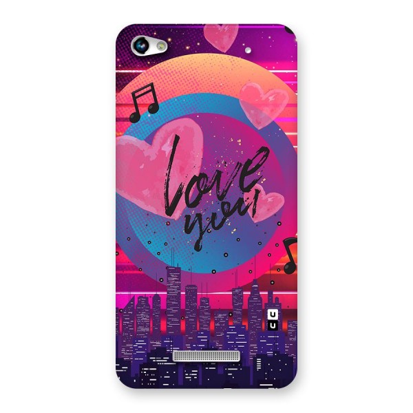 Music City Love Back Case for Micromax Hue 2