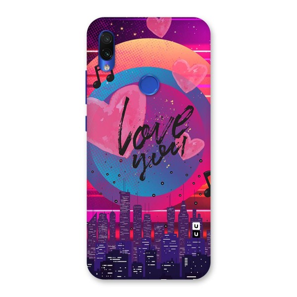Music City Love Back Case for Redmi Note 7S