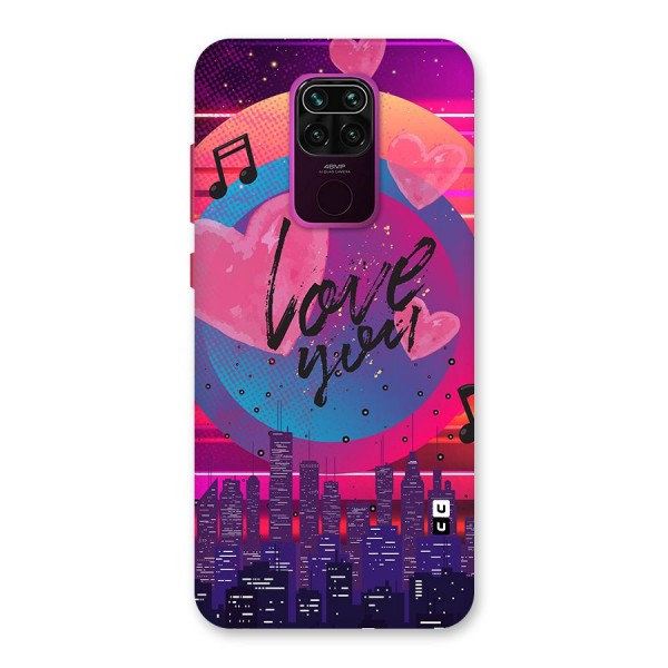 Music City Love Back Case for Redmi Note 9