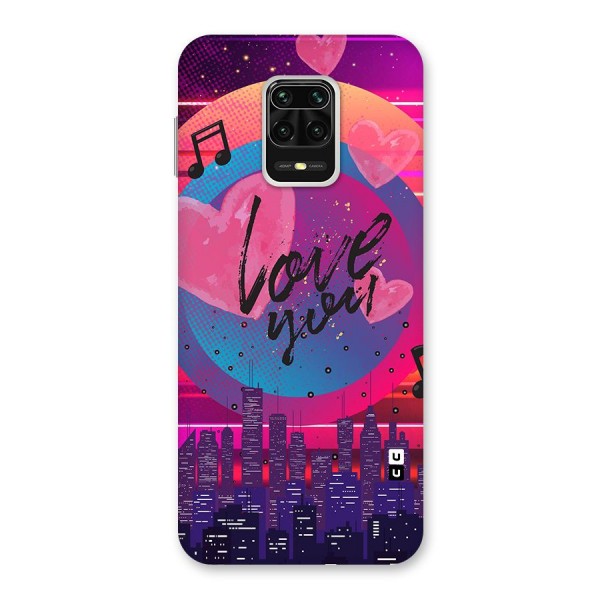 Music City Love Back Case for Redmi Note 9 Pro Max