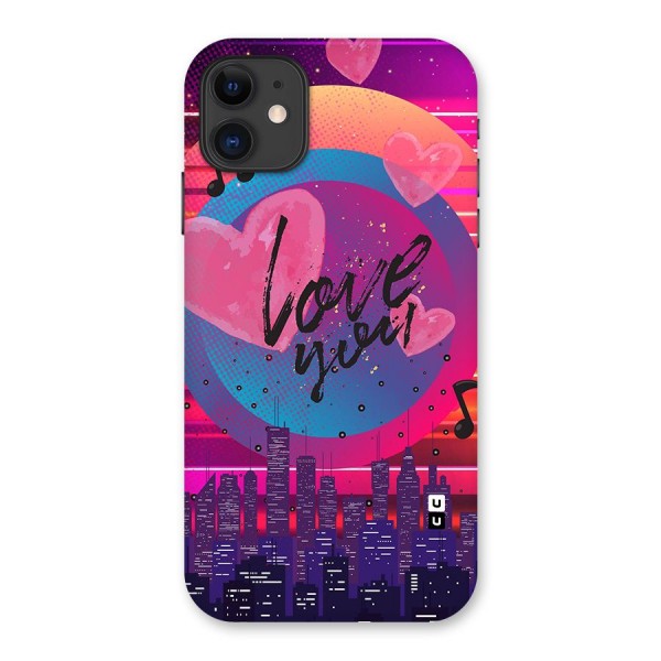 Music City Love Back Case for iPhone 11