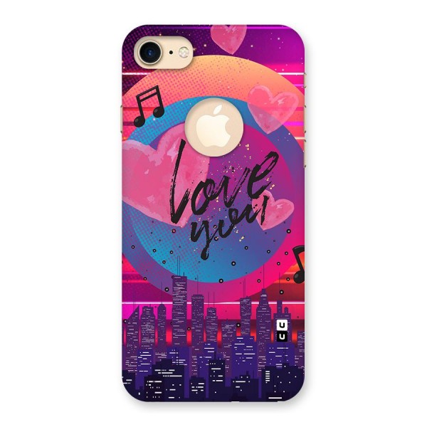 Music City Love Back Case for iPhone 7 Logo Cut