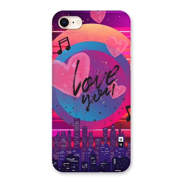 Music City Love Back Case for iPhone 8