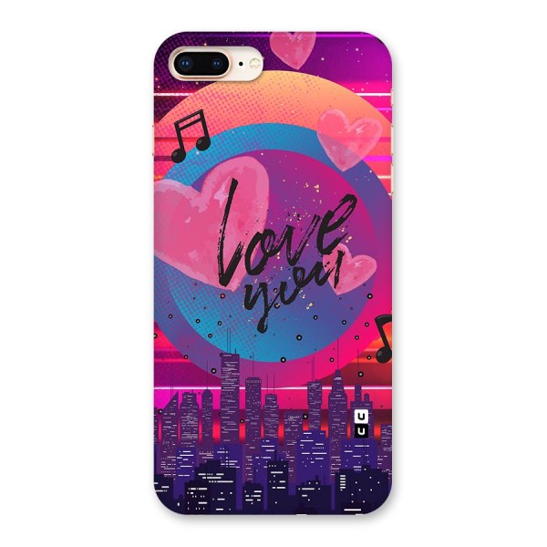 Music City Love Back Case for iPhone 8 Plus