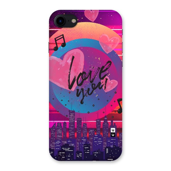 Music City Love Back Case for iPhone SE 2020
