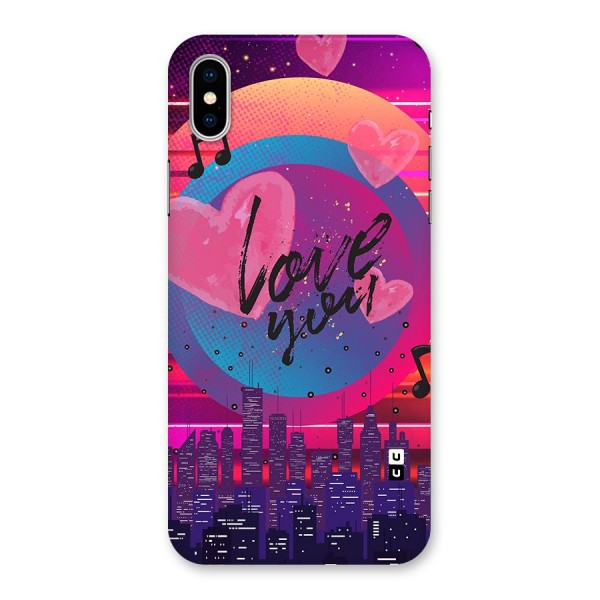 Music City Love Back Case for iPhone X