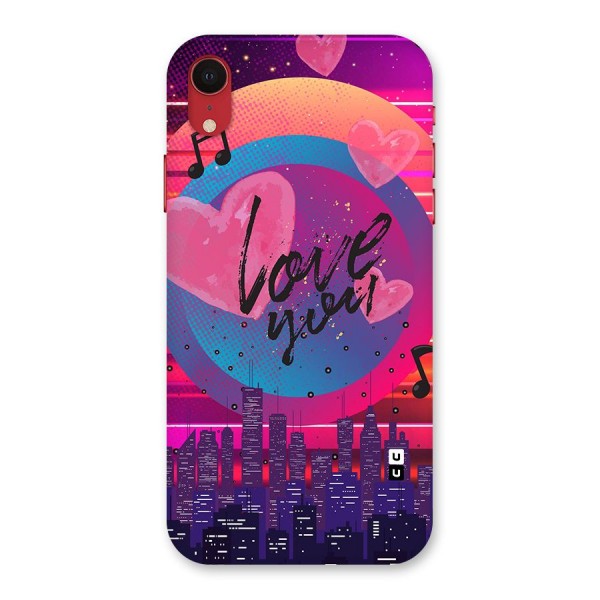 Music City Love Back Case for iPhone XR