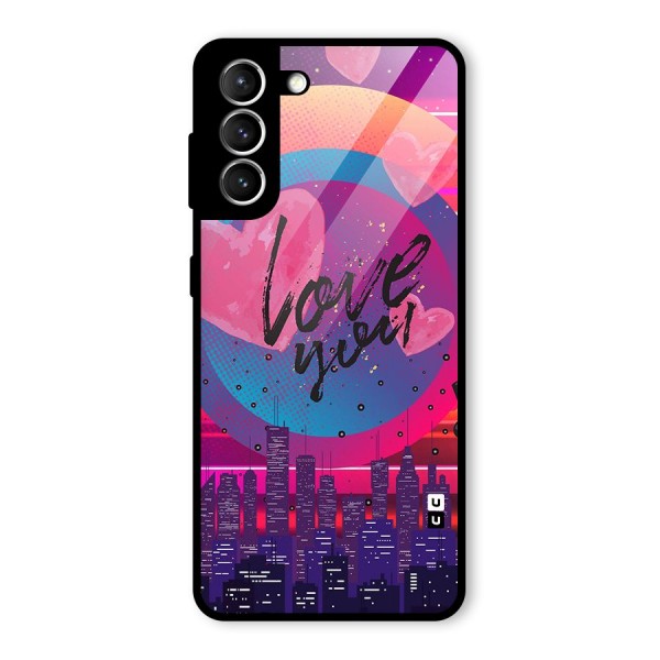 Music City Love Glass Back Case for Galaxy S21 5G