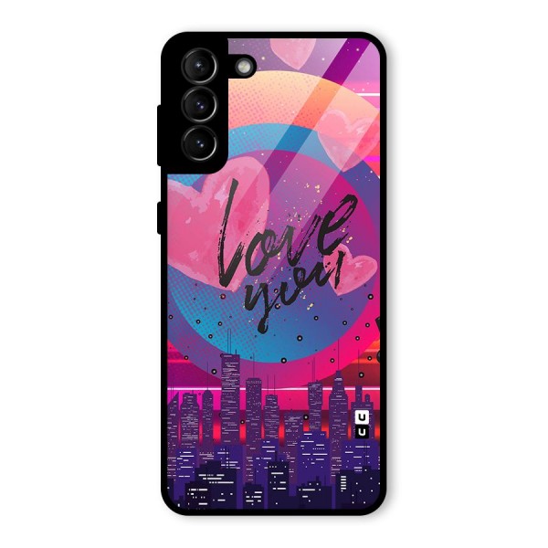Music City Love Glass Back Case for Galaxy S21 Plus