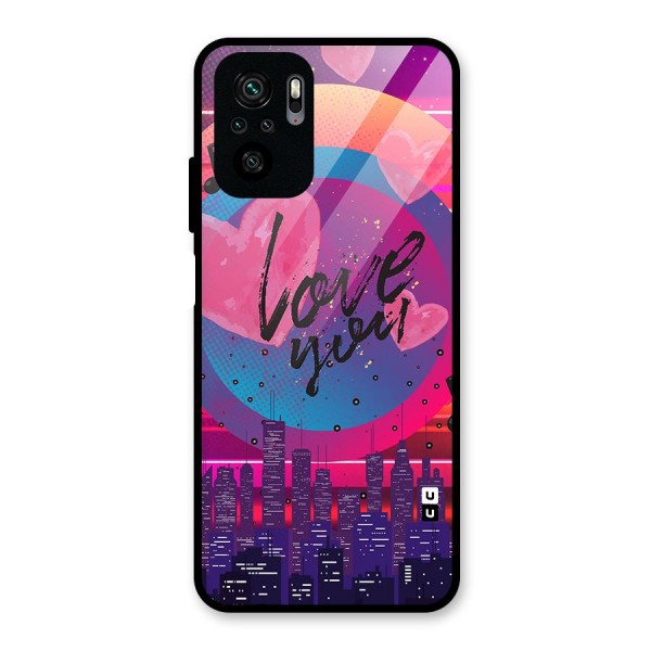 Music City Love Glass Back Case for Redmi Note 10S