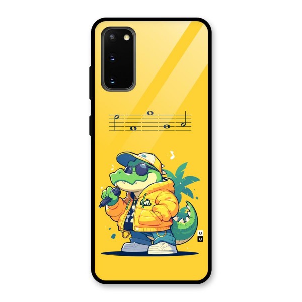 Music Gator Glass Back Case for Galaxy S20