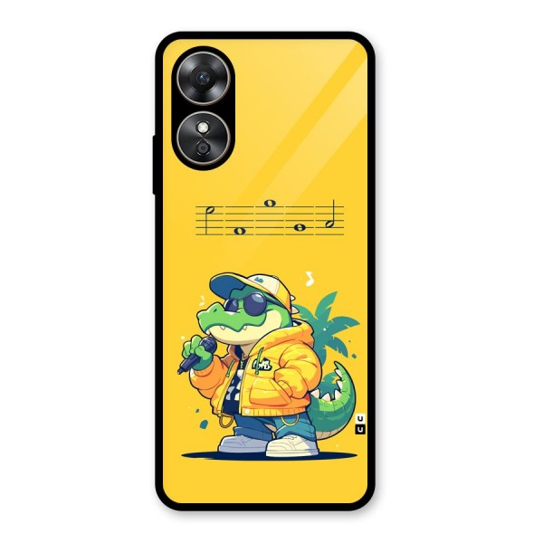 Music Gator Glass Back Case for Oppo A17