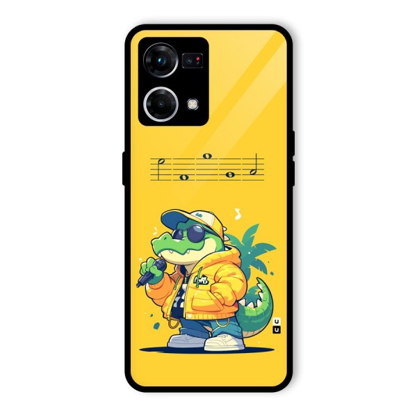 Music Gator Glass Back Case for Oppo F21 Pro 4G