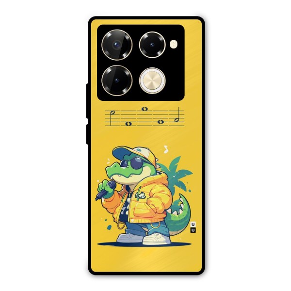 Music Gator Metal Back Case for Infinix Note 40 Pro Plus
