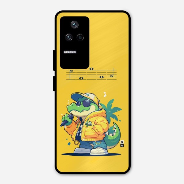 Music Gator Metal Back Case for Poco F4 5G