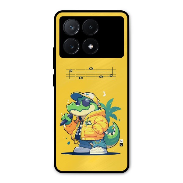 Music Gator Metal Back Case for Poco X6 Pro