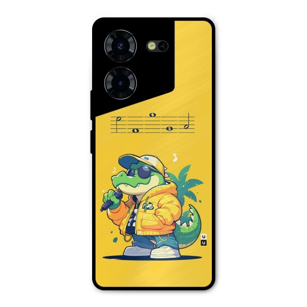 Music Gator Metal Back Case for Tecno Pova 5 Pro 5G
