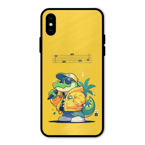 Music Gator Metal Back Case for iPhone XS