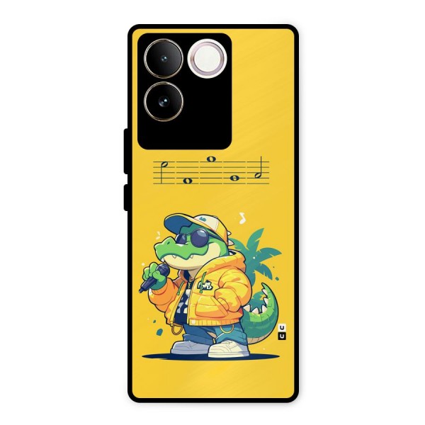 Music Gator Metal Back Case for iQOO Z7 Pro