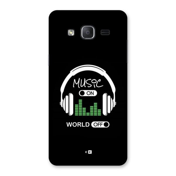 Music On World Off Back Case for Galaxy On7 2015