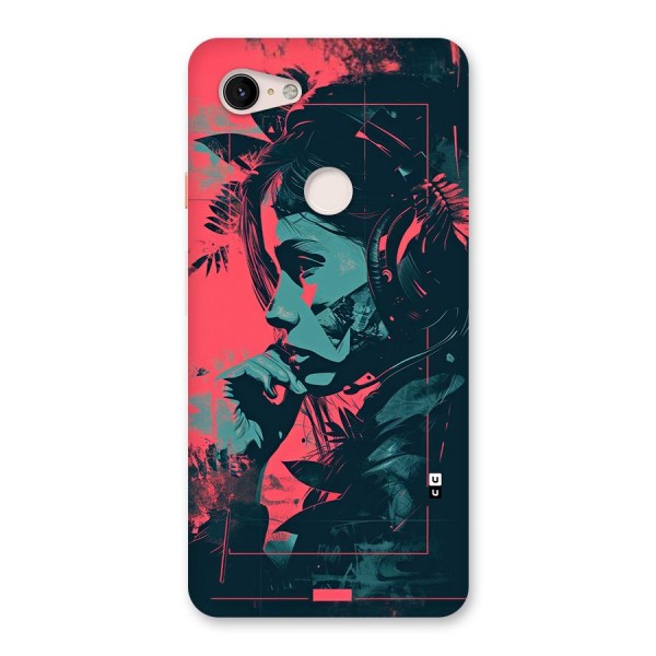 Musical Illustration Back Case for Google Pixel 3 XL