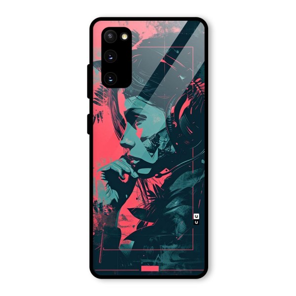 Musical Illustration Glass Back Case for Galaxy S20 FE 5G