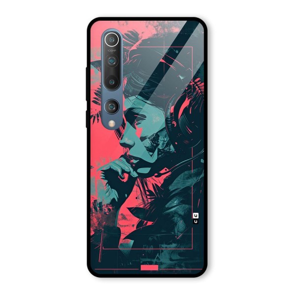 Musical Illustration Glass Back Case for Mi 10