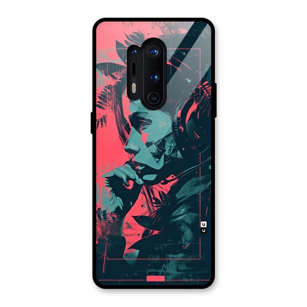 Musical Illustration Glass Back Case for OnePlus 8 Pro