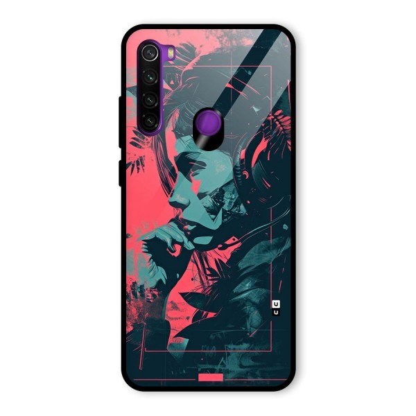 Musical Illustration Glass Back Case for Redmi Note 8