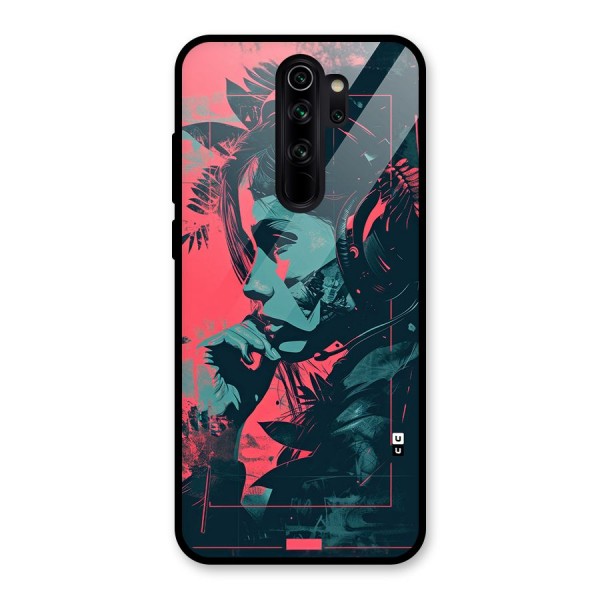 Musical Illustration Glass Back Case for Redmi Note 8 Pro