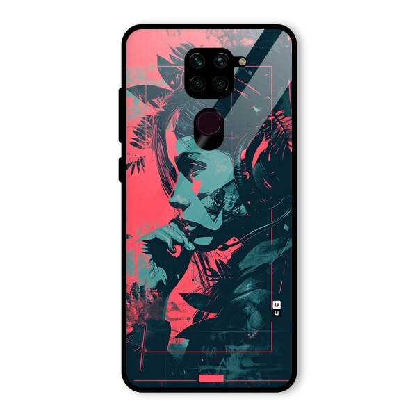Musical Illustration Glass Back Case for Redmi Note 9