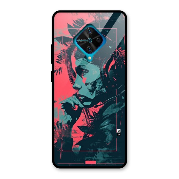 Musical Illustration Glass Back Case for Vivo S1 Pro