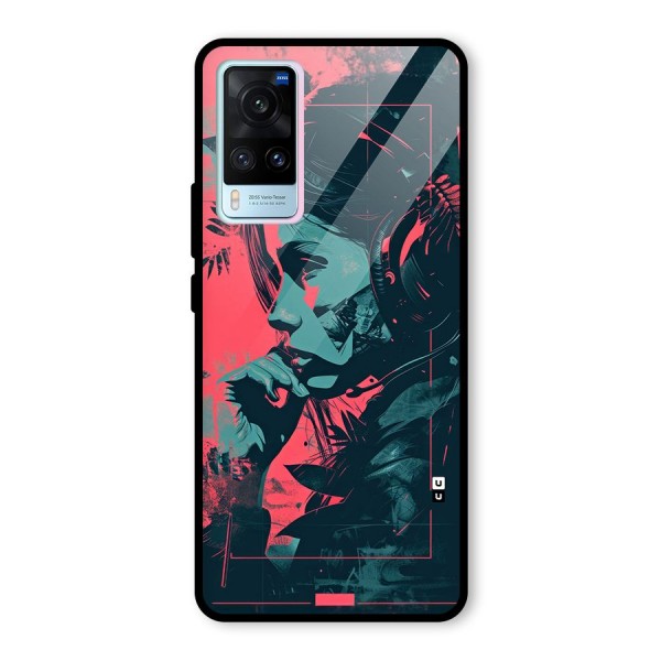 Musical Illustration Glass Back Case for Vivo X60