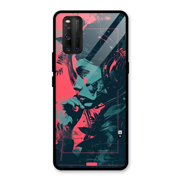 Musical Illustration Glass Back Case for Vivo iQOO 3