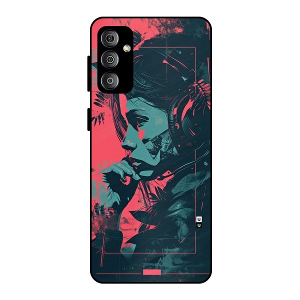 Musical Illustration Metal Back Case for Galaxy F23