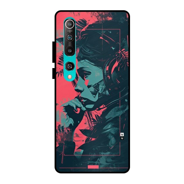 Musical Illustration Metal Back Case for Mi 10