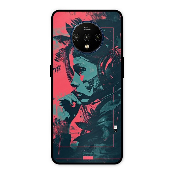Musical Illustration Metal Back Case for OnePlus 7T