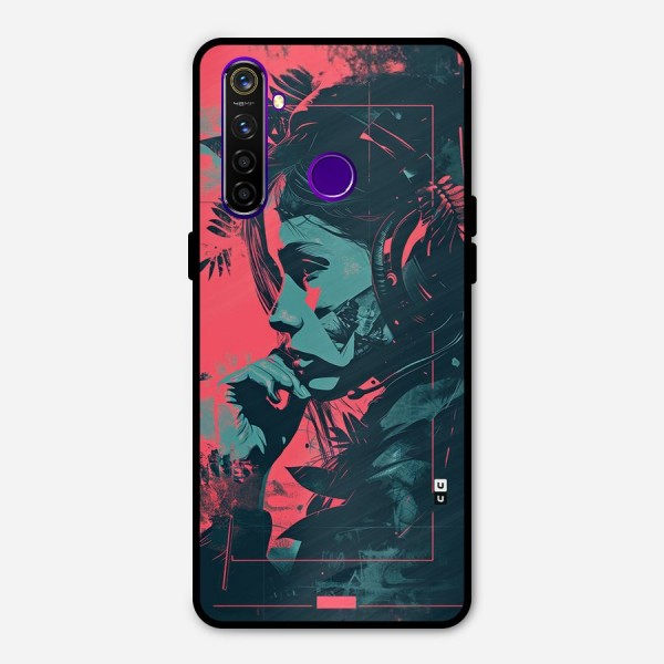 Musical Illustration Metal Back Case for Realme 5 Pro