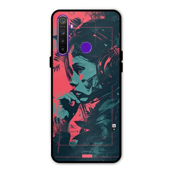 Musical Illustration Metal Back Case for Realme Narzo 10