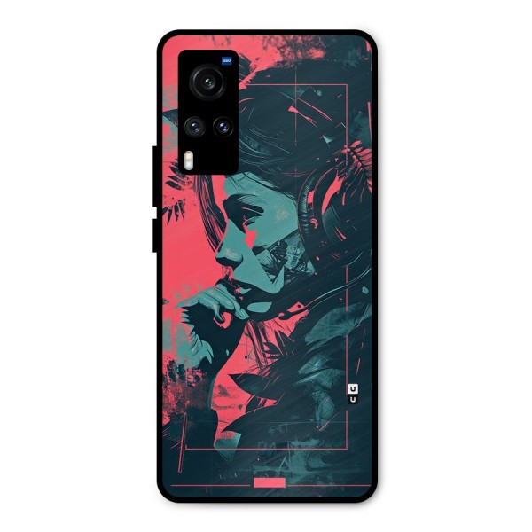Musical Illustration Metal Back Case for Vivo X60