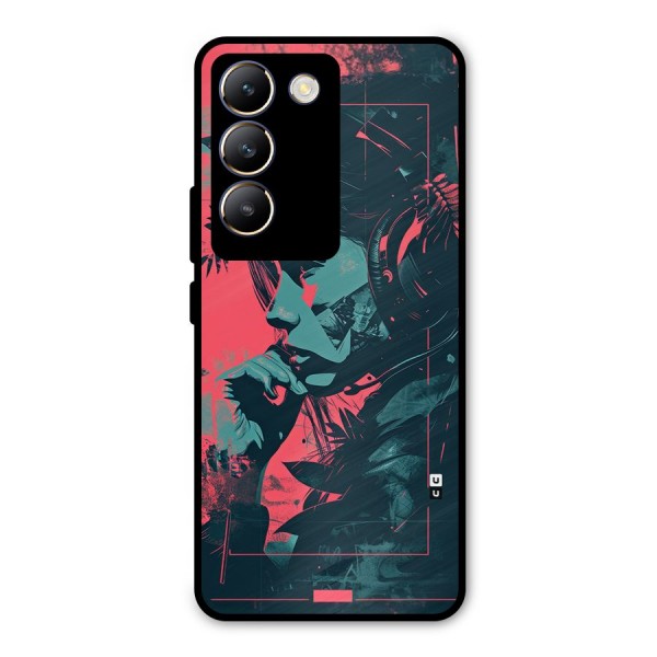 Musical Illustration Metal Back Case for Vivo Y200e