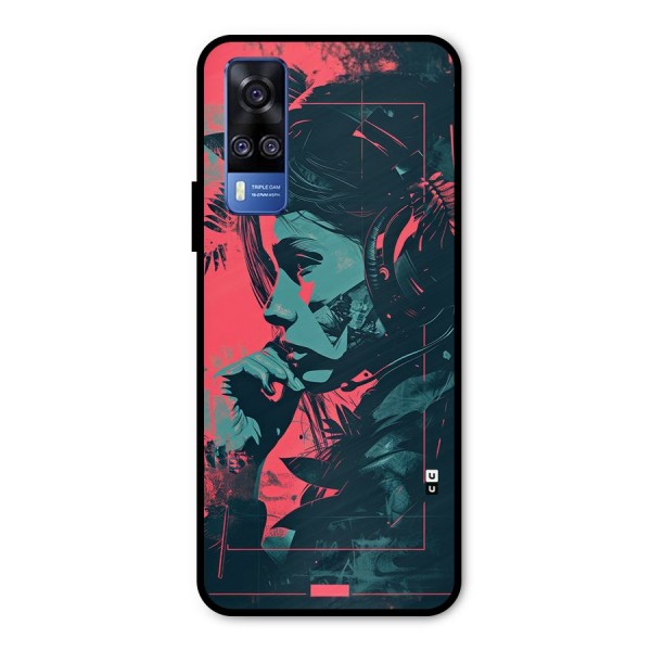 Musical Illustration Metal Back Case for Vivo Y51A
