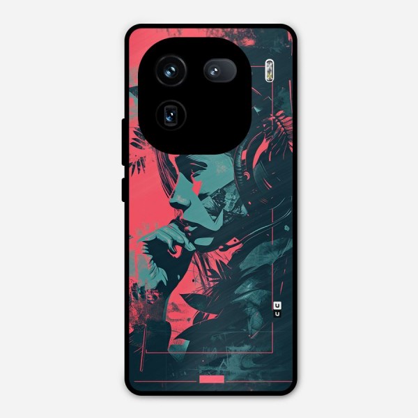 Musical Illustration Metal Back Case for iQOO 12