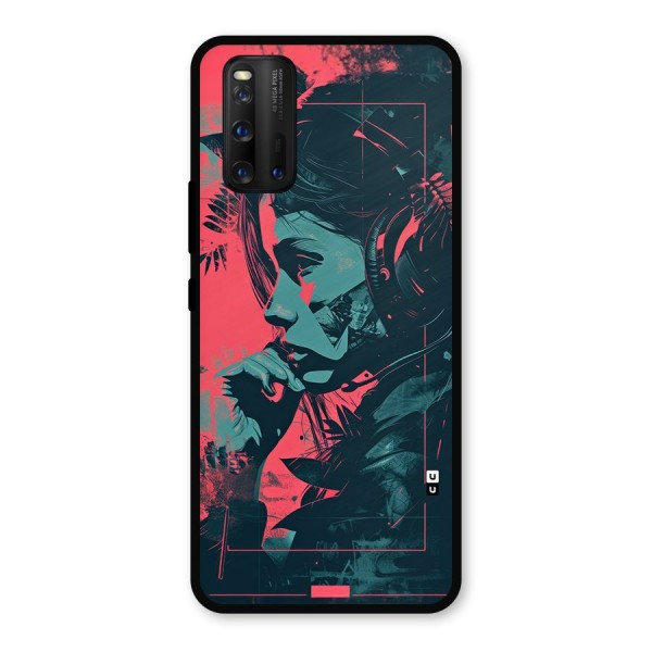 Musical Illustration Metal Back Case for iQOO 3