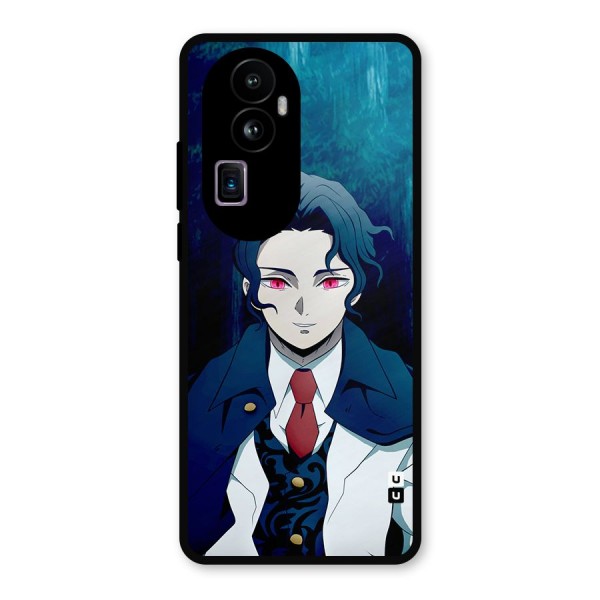 Muzan Kibutsuji Metal Back Case for Oppo Reno10 Pro Plus