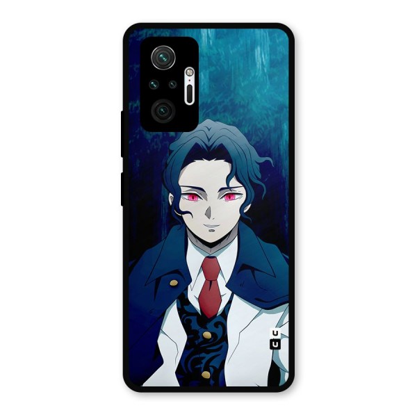 Muzan Kibutsuji Metal Back Case for Redmi Note 10 Pro Max